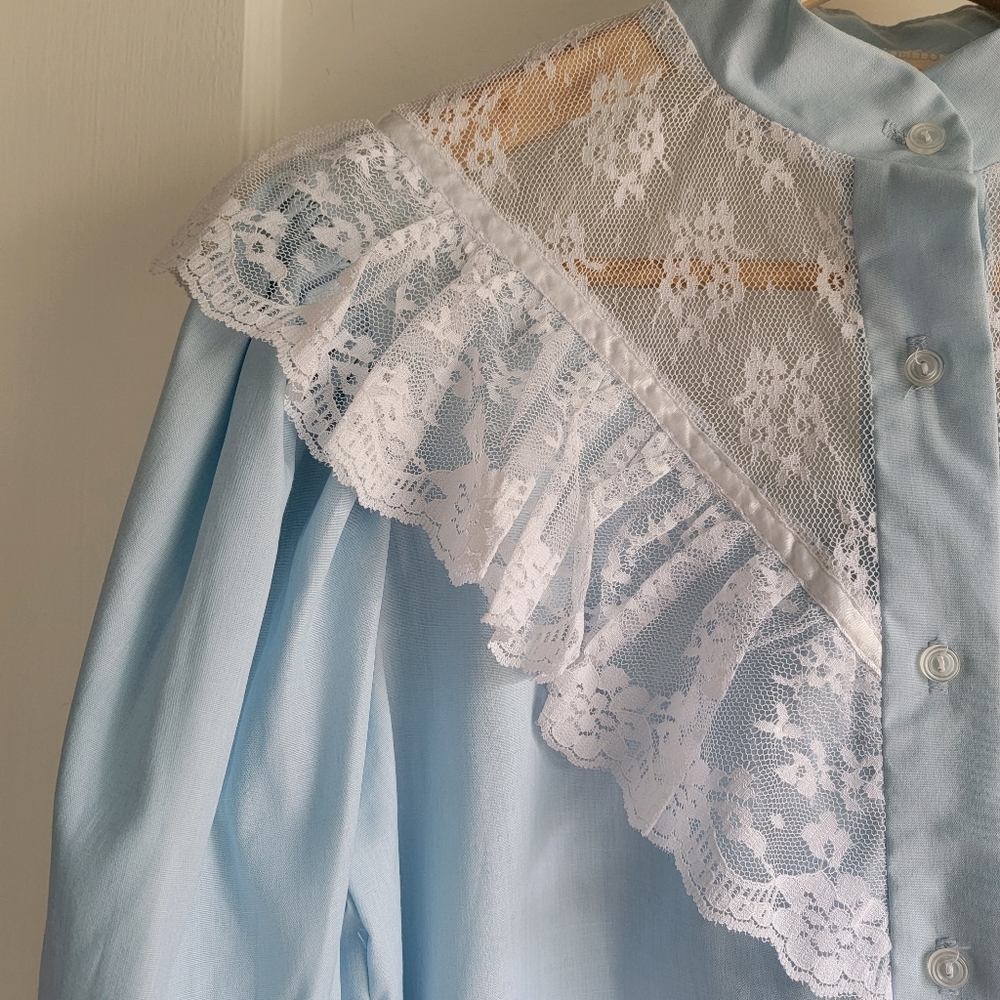 VTG Jeri Bee Lace Square Dance Shirt - Picture 4 of 10